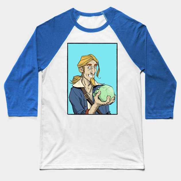 Guybrush Threepwood Baseball T-Shirt by markodjeska